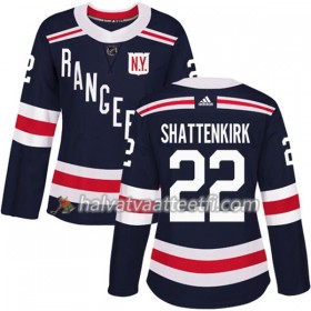 Naisten NHL New York Rangers Pelipaita Kevin Shattenkirk 22 Adidas 2017-2018 Navy Blue 2018 Winter Classic Authentic